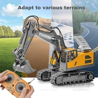 Remote Control JCB Excavator Toy – 680° Rotation | Digging, Lights, Sound & Spray | Forward, Backward, Left & Right Control