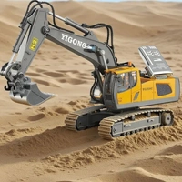 Remote Control JCB Excavator Toy – 680° Rotation | Digging, Lights, Sound & Spray | Forward, Backward, Left & Right Control