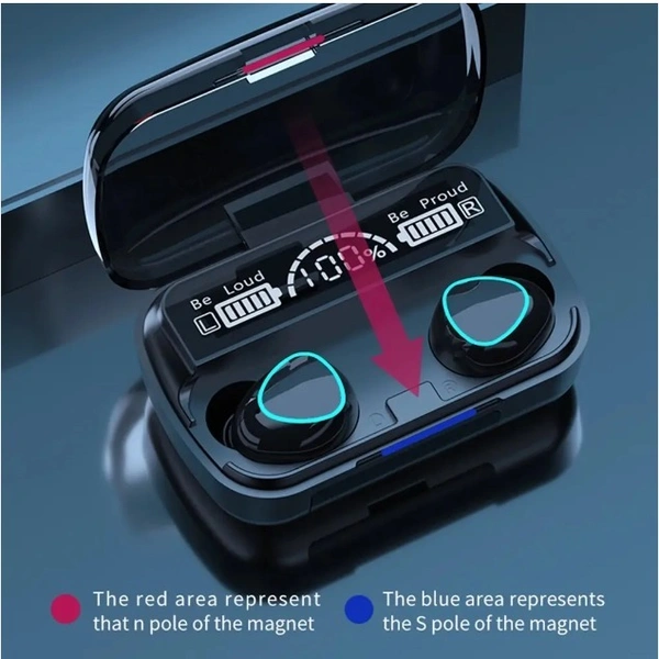 M10 TWS Wireless Headphones Bluetooth Earphone with Charging Box LED Sports Stereo Noise Canceling Earbuds