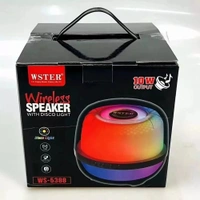 WS-5388 Transparent Colourful Light Bluetooth Speaker