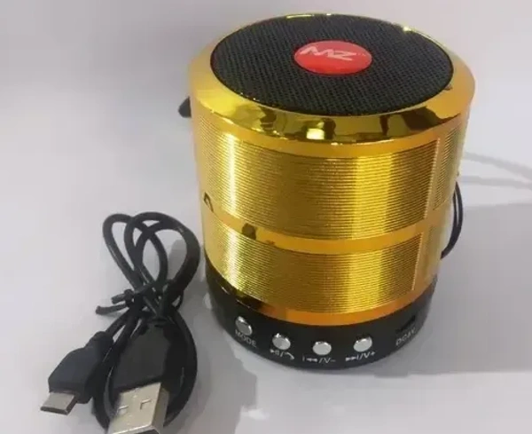 MZ WS-887 Mini Wireless Bluetooth Speaker – Portable 5W Speaker with FM, AUX, USB, TF Card, Mic & High Bass