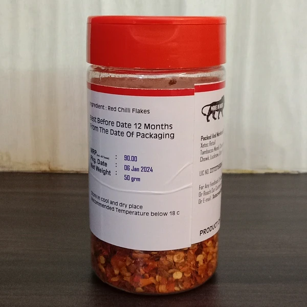 Xetoc Farmsganic Chilli Flakes 50grm