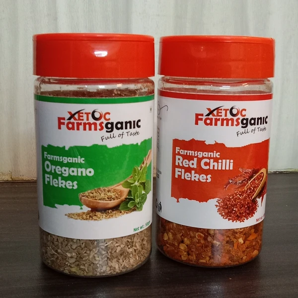 Chilli Flakes 50gm + Oregano Flakes 50gm (Buy1 Get 1)