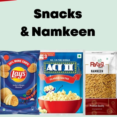 Chips, Snacks & Namkeen