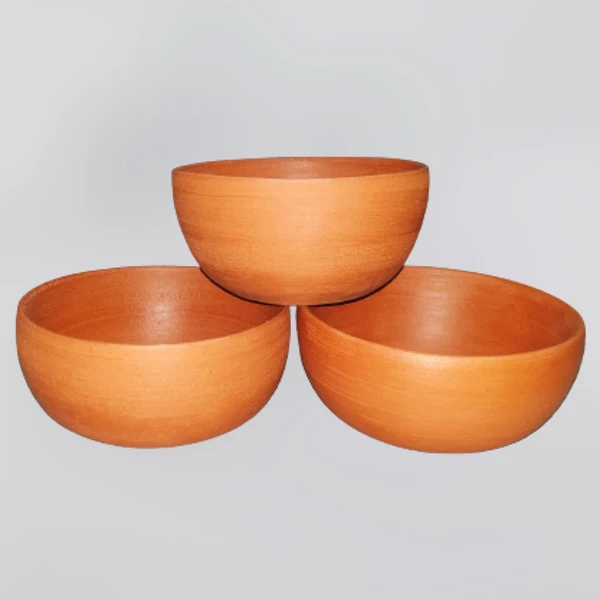 Fine Clay Bowls 3 Pcs