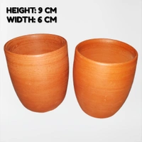 Clay Glasses 2 Pcs