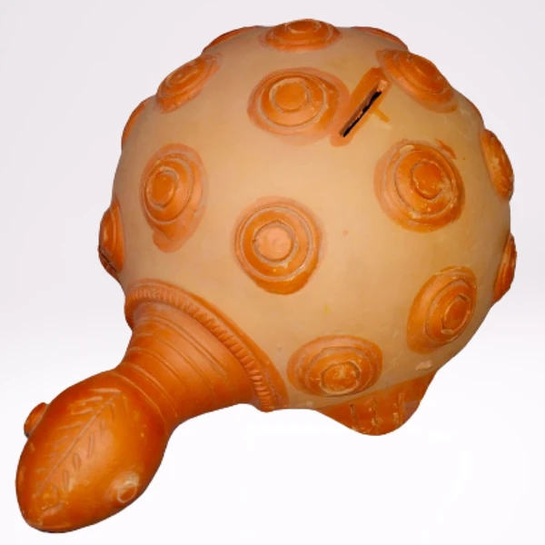 Clay Tortoise Hundi/Piggy Bank