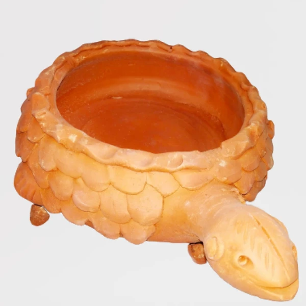 Clay Tortoise Urli Water Bowl