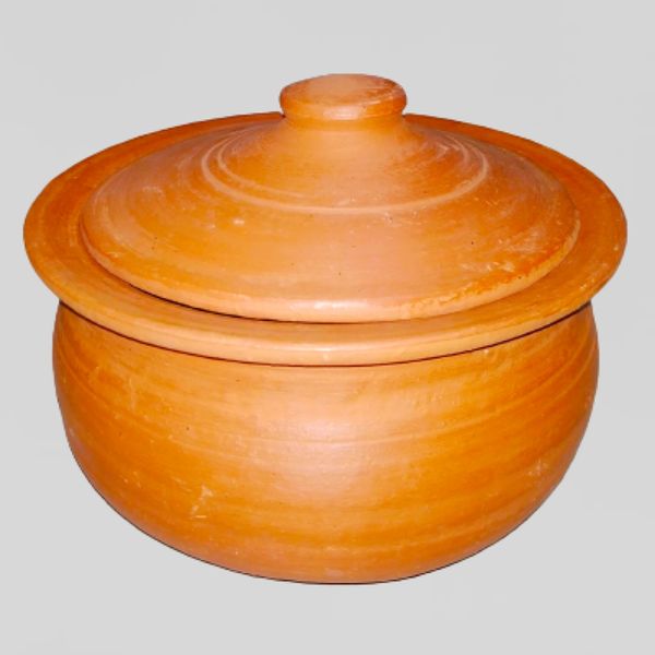 Clay Biriyani Pot With Lid -Small