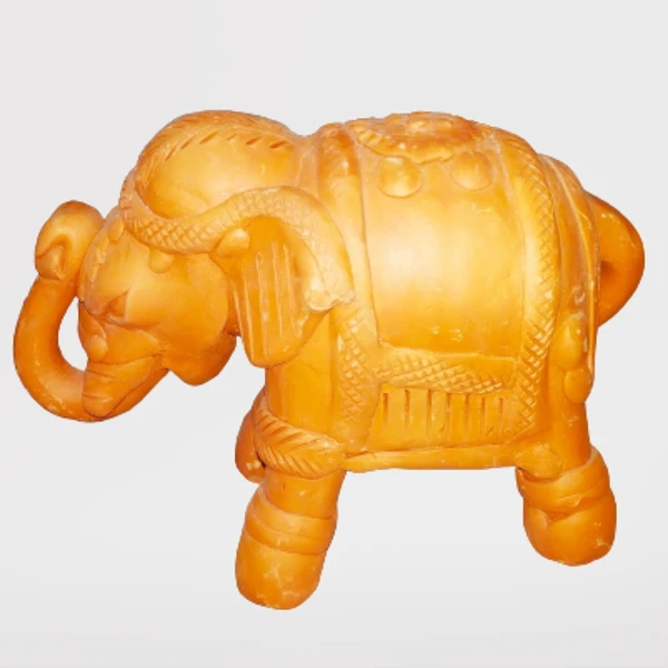 Clay Elephant Statue 