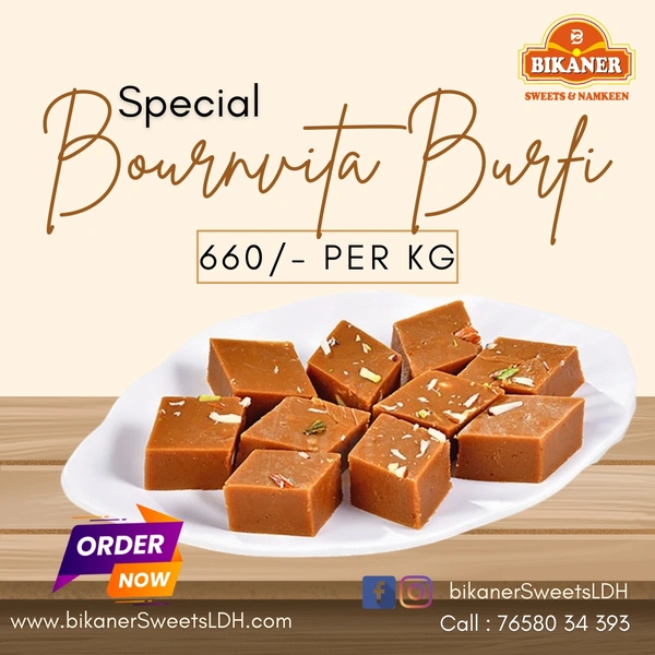 Bournvita Burfi