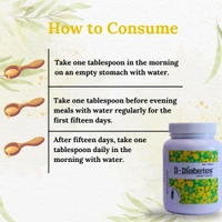 D Diabetes Smart Powder| Blood Sugar and Diabetes Control with Jamun, Karela, Neem, Gudmar - 2 Bottles X 100 Gram
