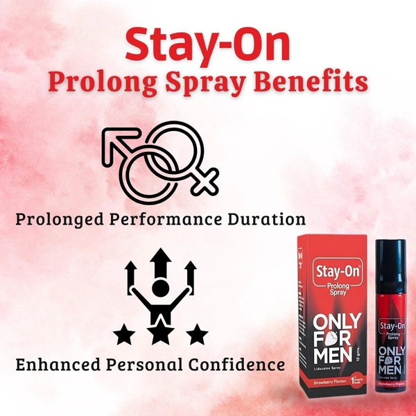 Stay-On Power Capsules (60 caps) + 1 Free prolong spray