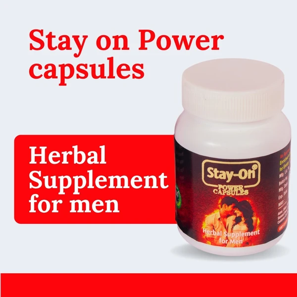 Stay-On Power Capsules - ( 1 Bottles X 10 Capsules)