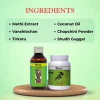 Bhairav Joint Pain Relief Combo – Herbal Oil & Lep for Muscle & Joint Support (2 x 100ml Oil + 2 x 10 Sachets Pack) - 2 x 100ml Oil + 2 x 10 Sachets Pack