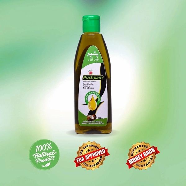 Pushpam Hair Oil – Herbal Hair Growth & Scalp Nourishment Oil for Strong, Shiny Hair (200ml) - 