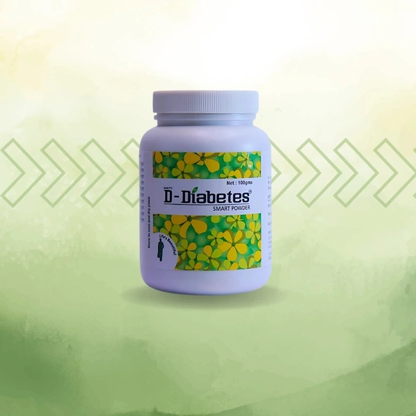 D Diabetes Smart Powder| Blood Sugar and Diabetes Control with Jamun, Karela, Neem, Gudmar - 2 Bottles X 100 Gram