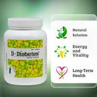 D-Diabetes Care Kit – Herbal Blood Sugar Support with Syrup & Powder (2 Syrups + 2 Powders | 450ml + 100g Each) - 2 Syrups + 2 Powders | 450ml + 100g Each