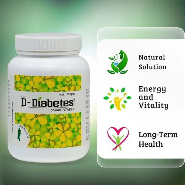 D-Diabetes Smart Powder – Blood Sugar & Diabetes Management (1 Bottles x 100g)