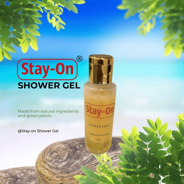 Stay-On Shower Gel – Refreshing Body Cleanser for Daily Use (50ml) - 50 ml