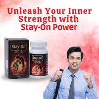 Stay-On Power Capsules – Stamina & Vitality Supplement for Men (30 Capsules) - 1 Bottles X 30 Capsules
