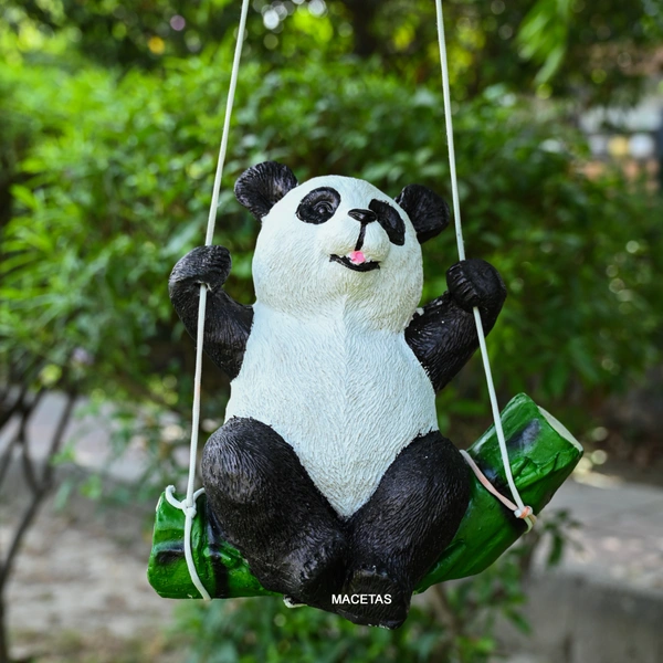 SWING PANDA ON ROPE