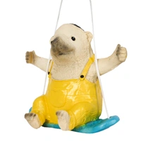 SWING PIG ON ROPE