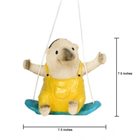 SWING PIG ON ROPE