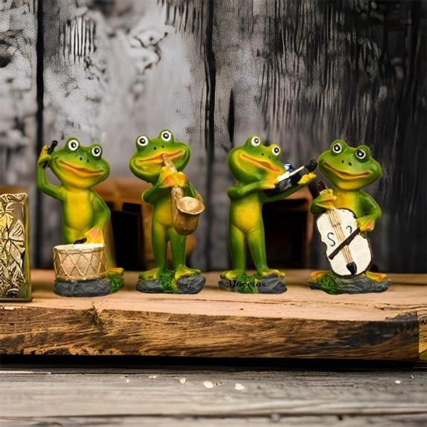 MUSICAL FROG SET OF 4