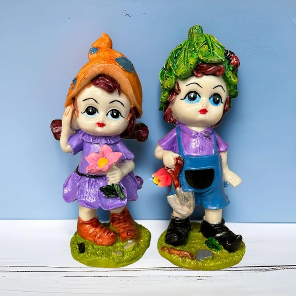 CUTE GIRL BOY FOR TABLE  - 6 INCH