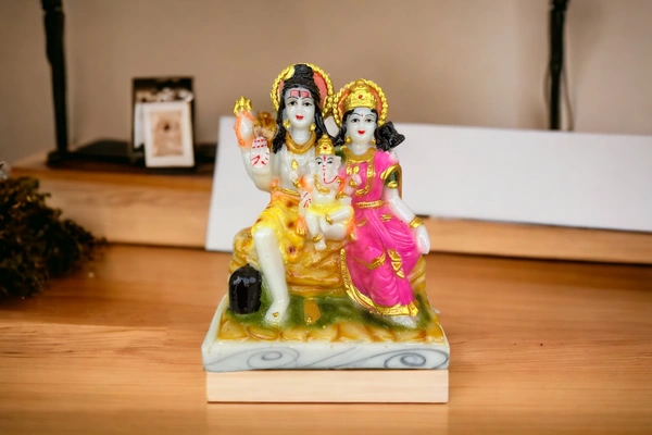 Shiv pariwar statue - 5 inch