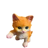Mini Home Decor Cat staue - 5 inch, multi