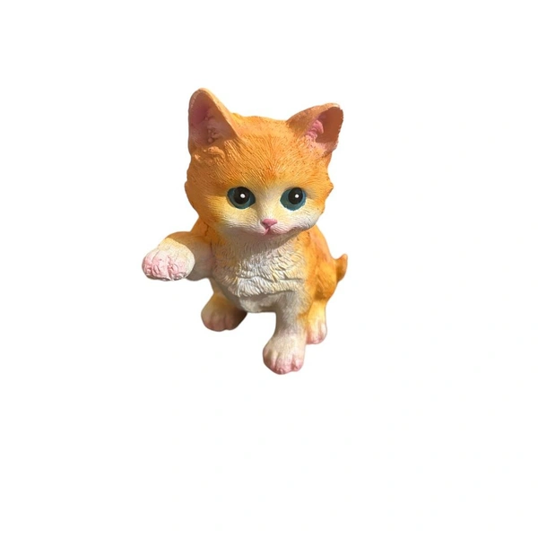 Mini Home Decor Cat staue - 5 inch, multi