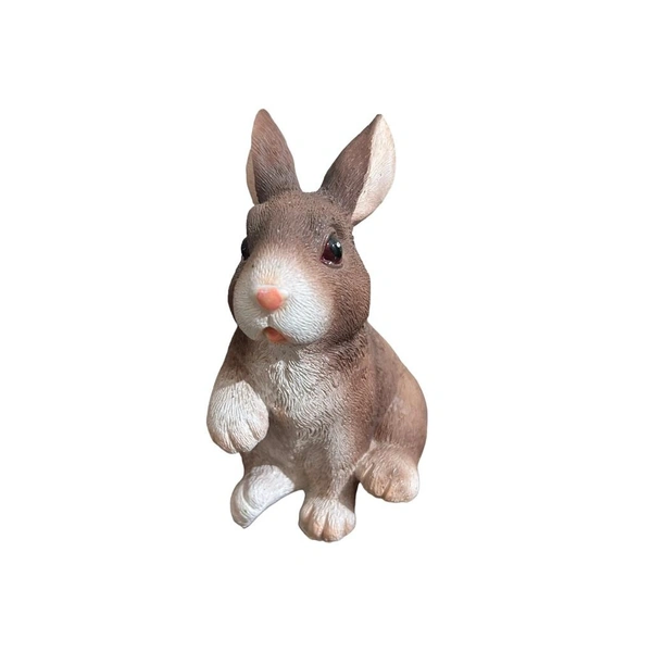 Mini Home Decor rabbit staue - 5 inch, Multi