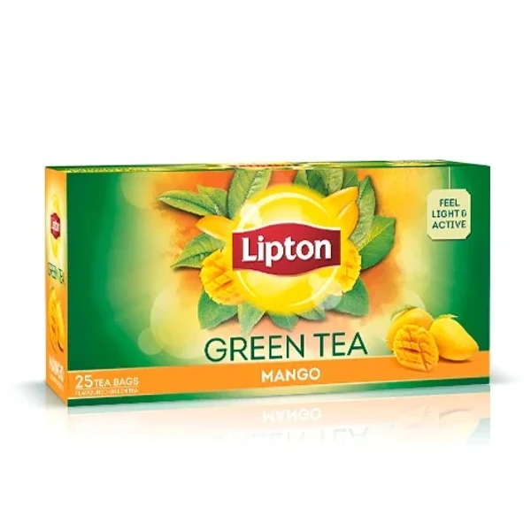 Lipton Green Tea - 25 Tea Bags, Pure & Light