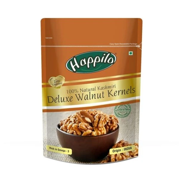 Happilo Delus 100% Natural Dried Kashmiti Walnuy Kernels