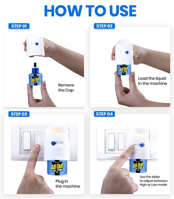 All Out Ultra Refill - Blue, 45mL