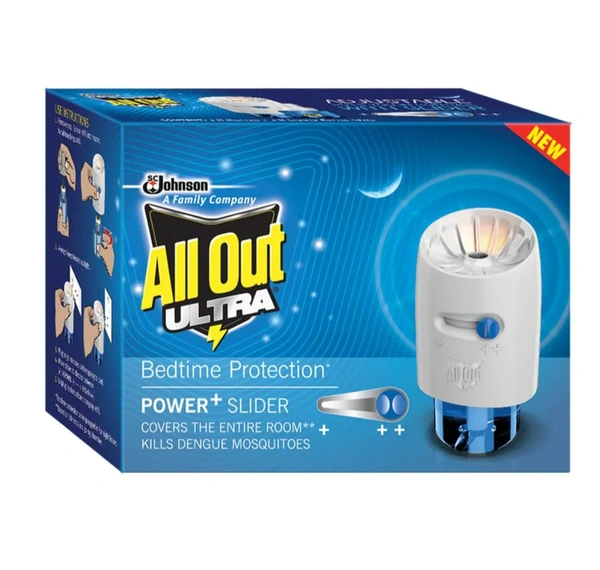 All Out Ultra - Power+Slider Machine With Refill - Blue, 45mL