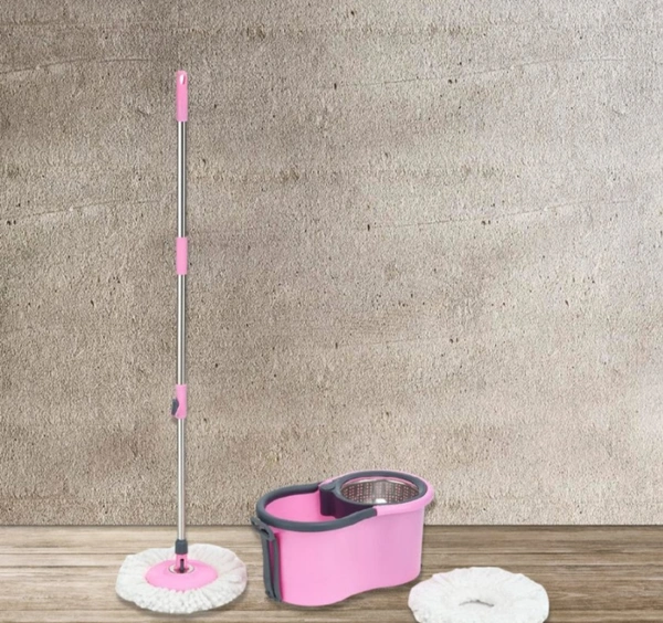 Steel Spin Mop With Bucket - 119 cm