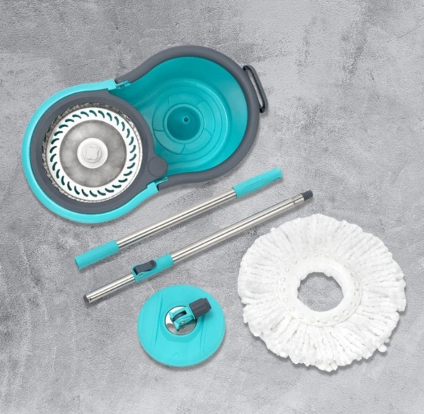 Steel Spin Mop With Bucket - 119 cm