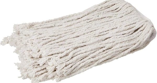 Refill For Clip & Fit Wet Mop - White, 6 inch