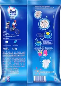 Surf Excel Easy Wash Detergent Powder - 1.5 Kg