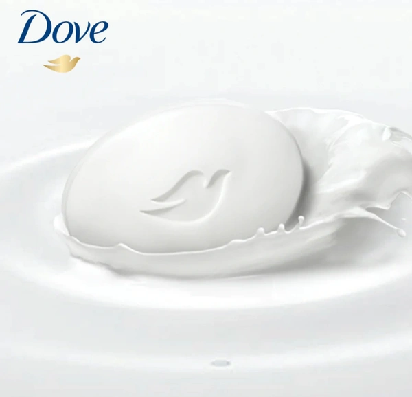 Dove - Soap - White, 5 x 125 gm