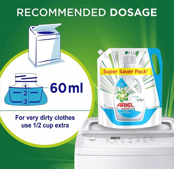 Ariel Matic Top Load Liquid Refill - 2L