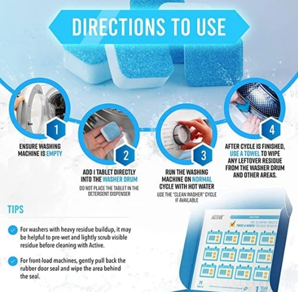 Washing Machine Tank Cleaner - 5 Tablet / Pack