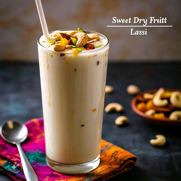 Sweet Dry fruit Lassi At Your Doorstep