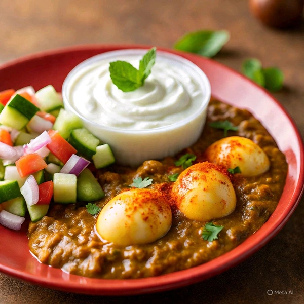 Masaledar Egg Dry Gravy 