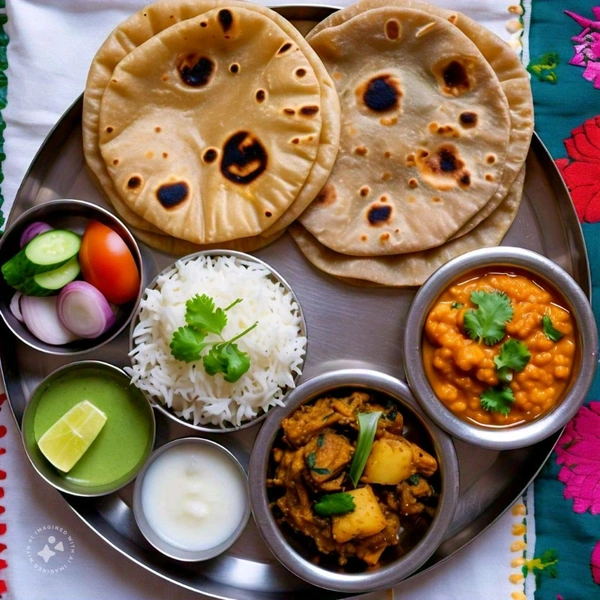 Veg Thali At Your Doorstep 