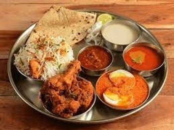 Mutton Maharaja Thali At Your Doorstep 
