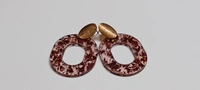 Brown Transparent Ear-Rings👒
